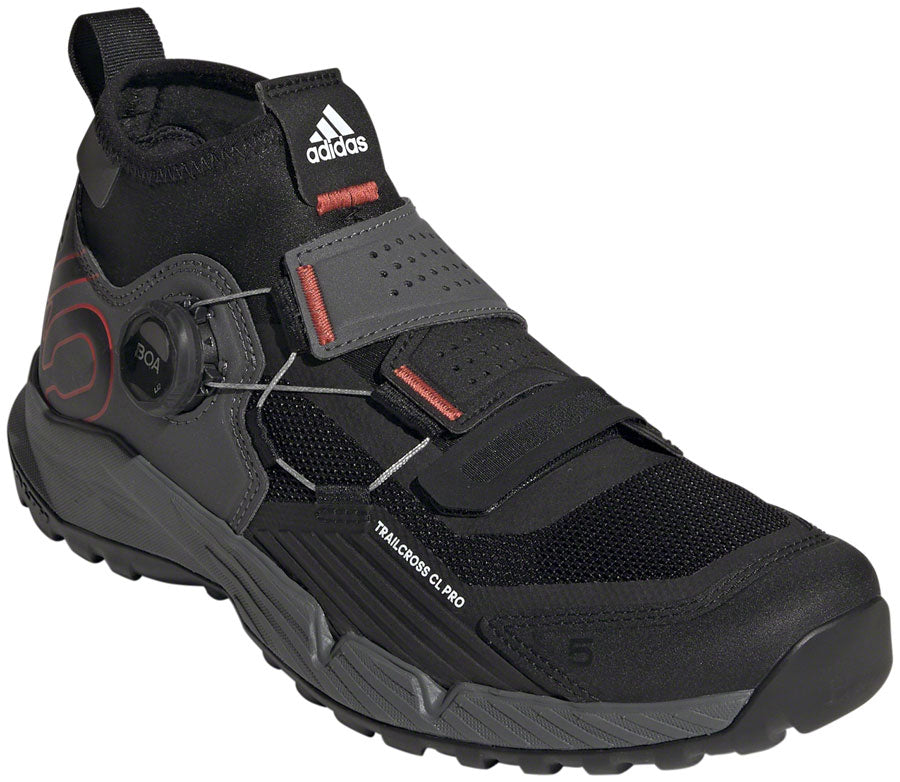 Five Ten Trailcross Pro Mountain Clipless Shoes - Womens Gray/Black/Red 9 Shoes and Insoles Five Ten   