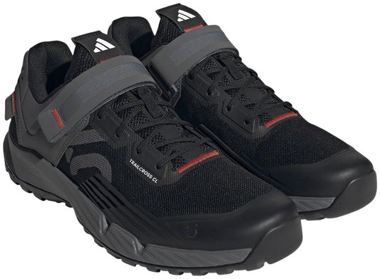 Five Ten Trailcross Mountain Clipless Shoes - Mens Core BLK/Gray Three/Red 9.5 Shoes and Insoles Five Ten   