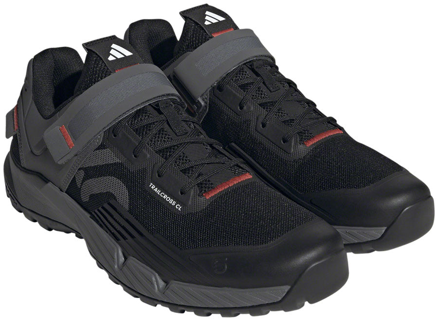 Five Ten Trailcross Mountain Clipless Shoes - Mens Core BLK/Gray Three/Red 9 Shoes and Insoles Five Ten   