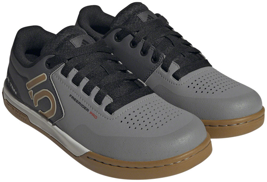 Five Ten Freerider Pro Flat Shoes - Mens Gray Three/Bronze/Core Black 13 Shoes and Insoles Five Ten   