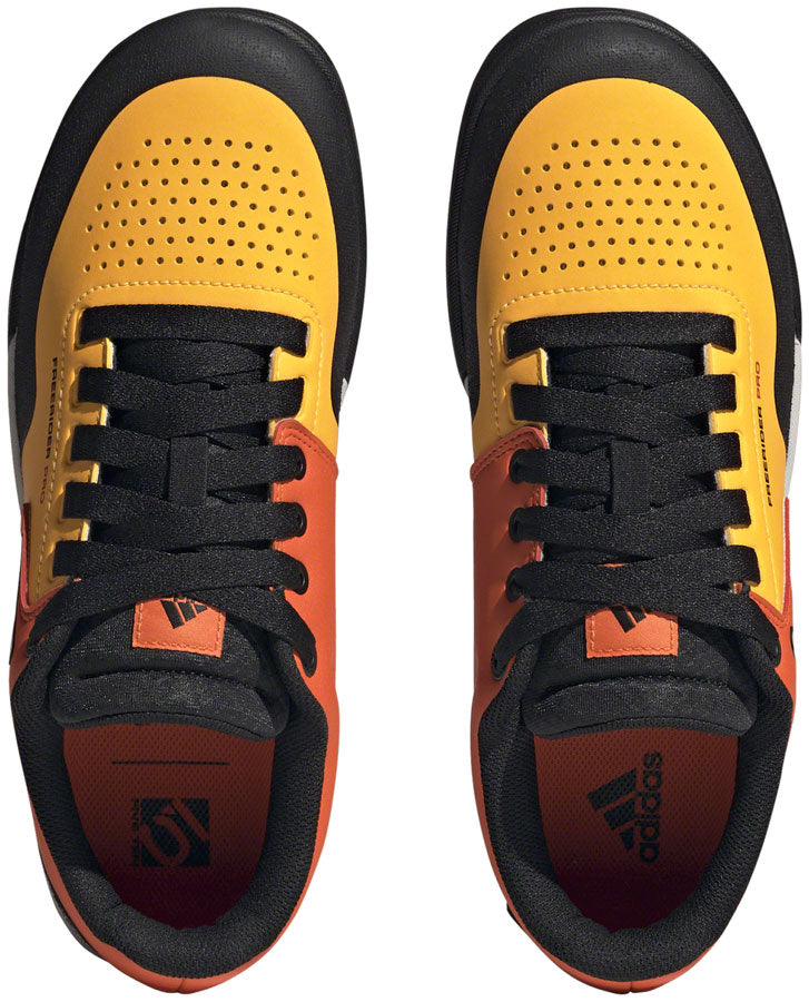 Five Ten Freerider Pro Flat Shoes - Mens Solar Gold/Ftwr White/Impact Orange 7.5 Shoes and Insoles Five Ten   