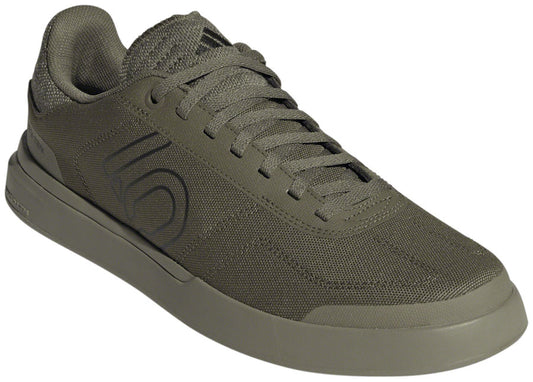 Five Ten Stealth Deluxe Canvas Flat Shoes - Mens Focus Olive/Core BLK/Orbit Green 7 Shoes and Insoles Five Ten   