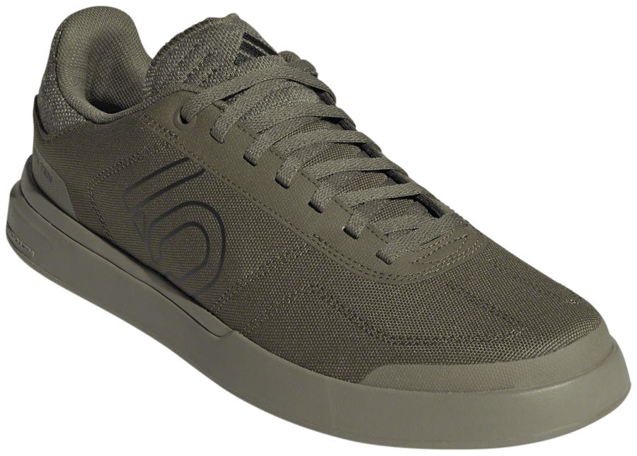 Five Ten Stealth Deluxe Canvas Flat Shoes - Mens Focus Olive/Core BLK/Orbit Green 6.5 Shoes and Insoles Five Ten   