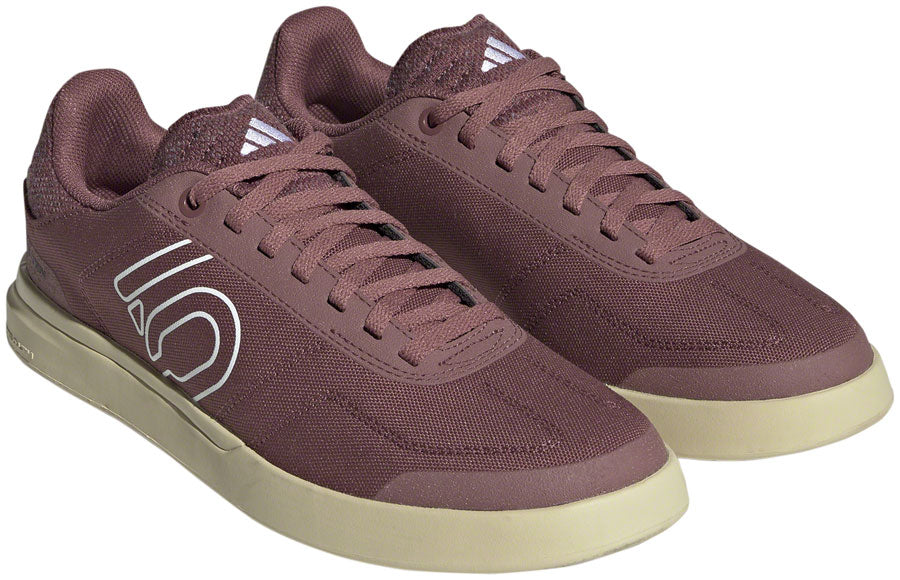 Five Ten Stealth Deluxe Canvas Flat Shoes - Womens Quiet Crimson/Ftwr White/Core BLK 6 Shoes and Insoles Five Ten   