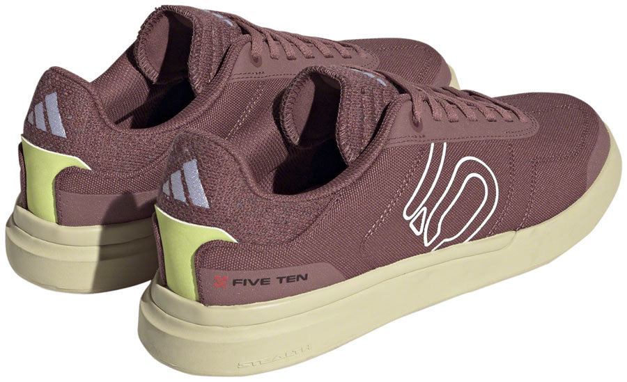Five Ten Stealth Deluxe Canvas Flat Shoes - Womens Quiet Crimson/Ftwr White/Core BLK 10 Shoes and Insoles Five Ten   