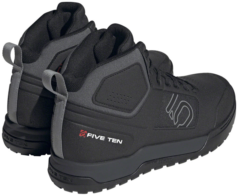 Five Ten Impact Pro Mid Flat Shoes - Mens Core BLK/Gray Three/Gray Six 10.5 Shoes and Insoles Five Ten   