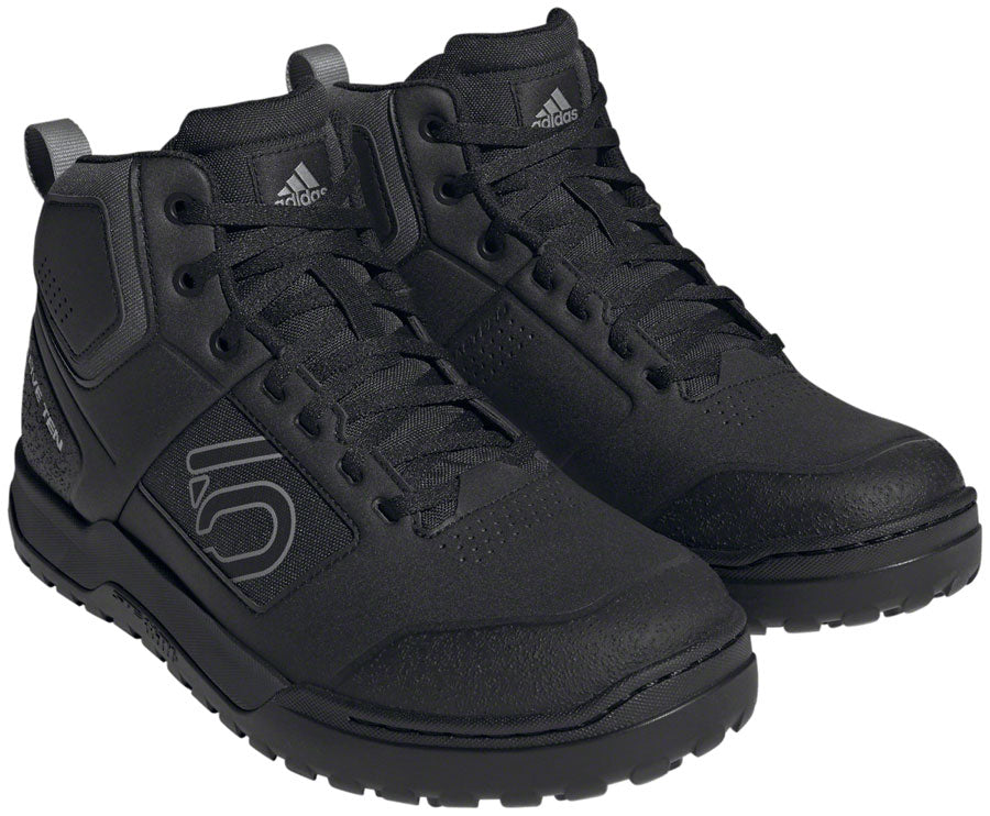 Five Ten Impact Pro Mid Flat Shoes - Mens Core Black/Gray Three/Gray Six 12 Shoes and Insoles Five Ten   