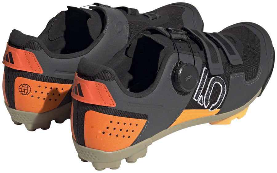 Five Ten Kestrel BOA Mountain Clipless Shoes - Mens Core BLK/Ftwr White/Impact Orange 13 Shoes and Insoles Five Ten   