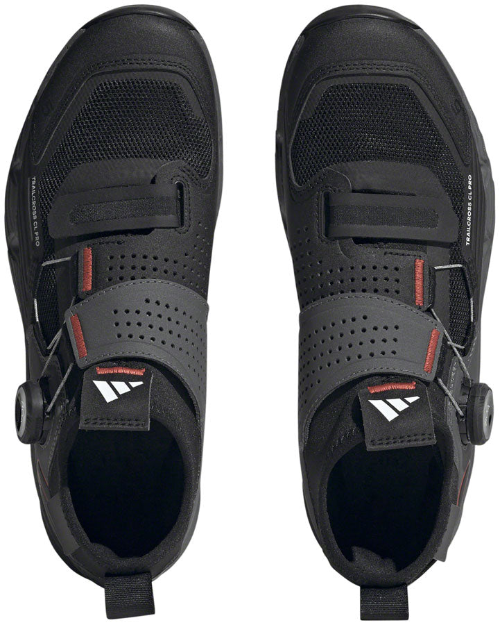 Five Ten Trailcross Pro Mountain Clipless Shoes - Womens Gray Five/Core BLK/Red 8 Shoes and Insoles Five Ten   