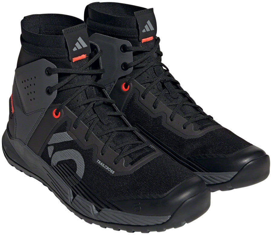 Five Ten Trailcross Mid Pro Flat Shoes - Mens Core BLK/Gray Two/Solar Red 11 Shoes and Insoles Five Ten   