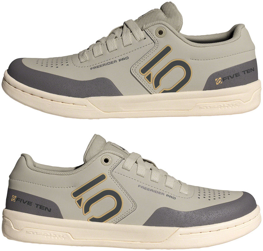 Five Ten Freerider Pro Flat Shoes - Mens Putty Gray/Carbon/Charcoal 14 Shoes and Insoles Five Ten   