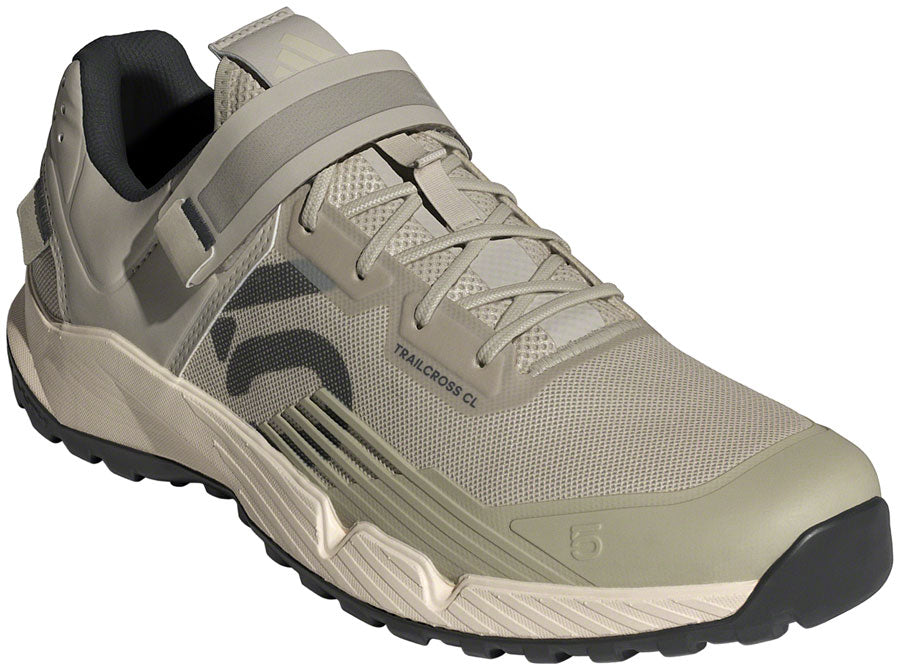 Five Ten Trailcross Mountain Clipless Shoes - Mens Putty Gray/Carbon/Wonder White 8 Shoes and Insoles Five Ten   