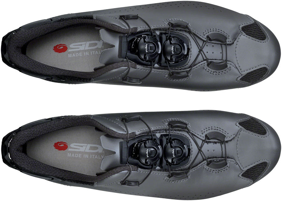 Sidi Shot 2S Road Shoes - Mens Anthracite/Black 47 Shoes and Insoles Sidi   