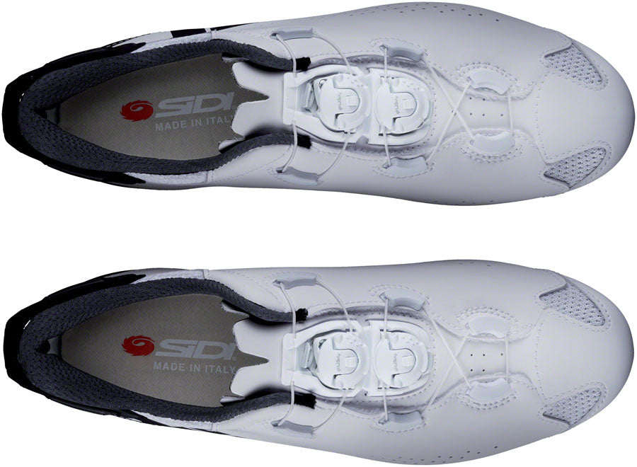 Sidi Shot 2S Road Shoes - Mens White/Black 44 Shoes and Insoles Sidi   