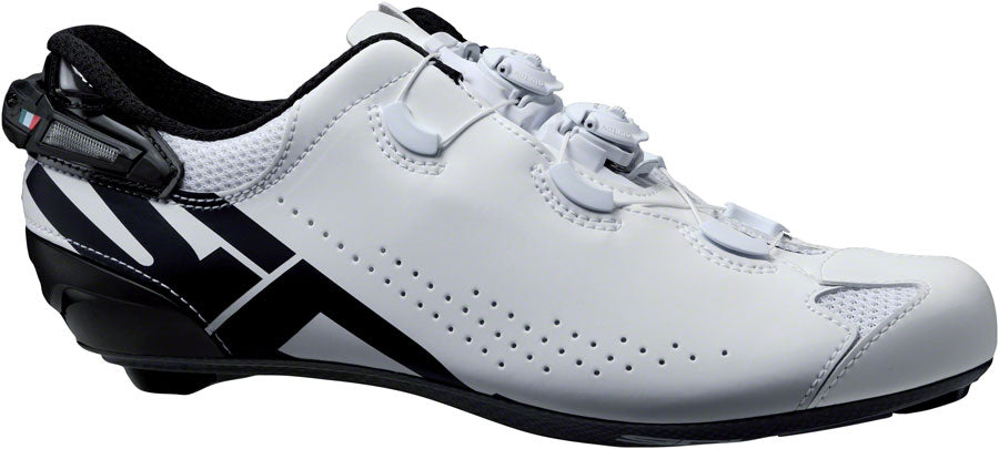 Sidi Shot 2S Road Shoes - Mens White/Black 42.5 Shoes and Insoles Sidi   