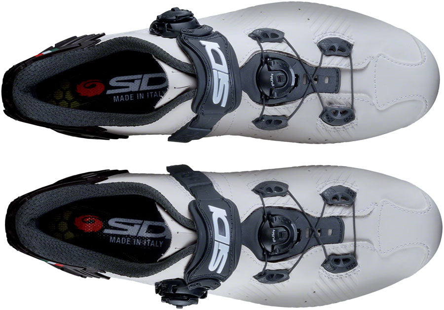 Sidi Wire 2S Road Shoes - Mens White/Black 44 Shoes and Insoles Sidi   