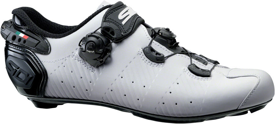 Sidi Wire 2S Road Shoes - Mens White/Black 48 Shoes and Insoles Sidi   