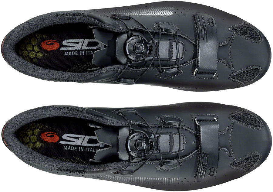 Sidi Sixty Road Shoes - Mens Black/Black 46.6 Shoes and Insoles Sidi   