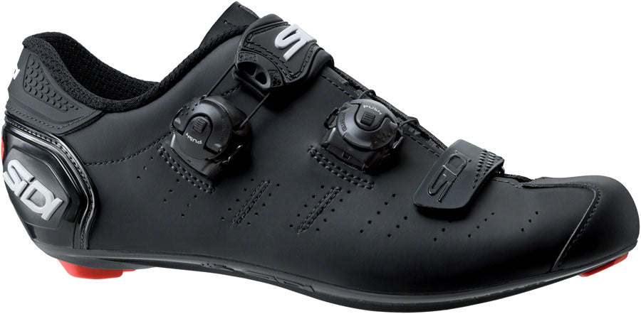 Sidi Ergo 5 Mega Road Shoes - Mens Matte Black 45.5 Shoes and Insoles Sidi   