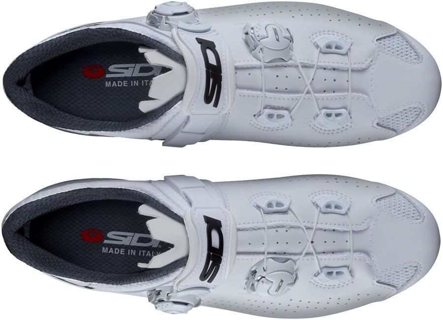 Sidi Genius 10  Road Shoes - Mens White/White 48 Shoes and Insoles Sidi   