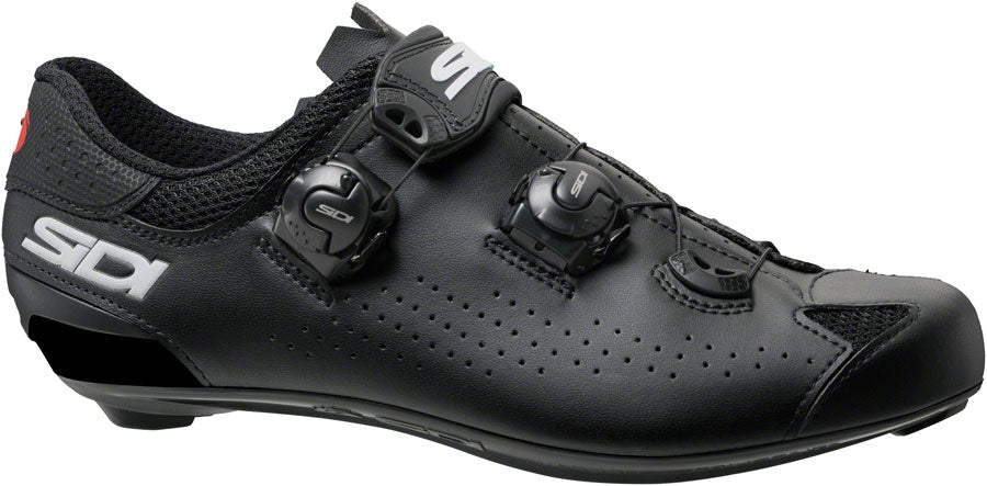 Sidi Genius 10 Mega Road Shoes - Mens Black 48 Shoes and Insoles Sidi   