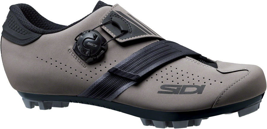 Sidi Aertis Mountain Clipless Shoes - Mens Greige/Black 42 Shoes and Insoles Sidi   