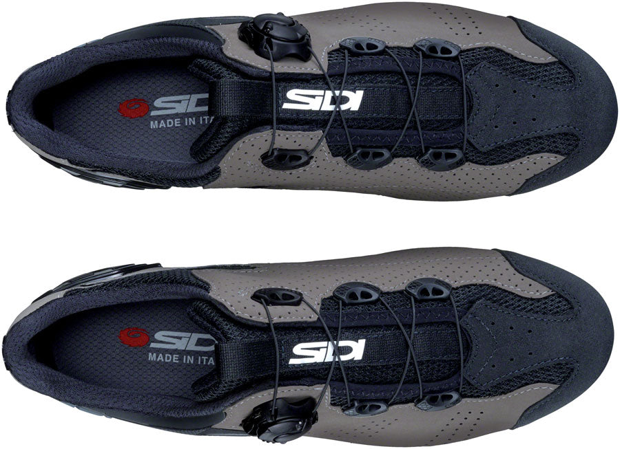 Sidi MTB Gravel Clipless Shoes - Mens Black/Titanium 41 Shoes and Insoles Sidi   