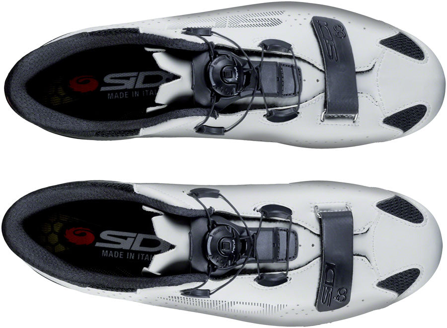 Sidi Sixty Road Shoes - Mens Black/White 43 Shoes and Insoles Sidi   