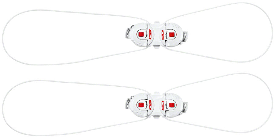 Sidi Tecno-3 Push Double System Pair - White Shoes and Insoles Sidi   