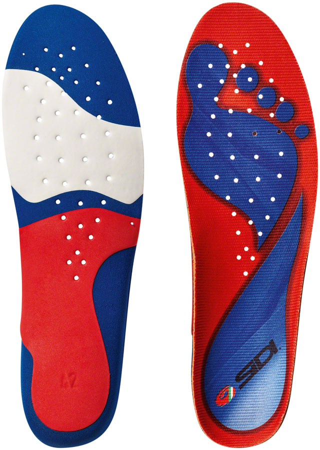 Sidi Memory Insoles - Red/Blue 47 Shoes and Insoles Sidi   