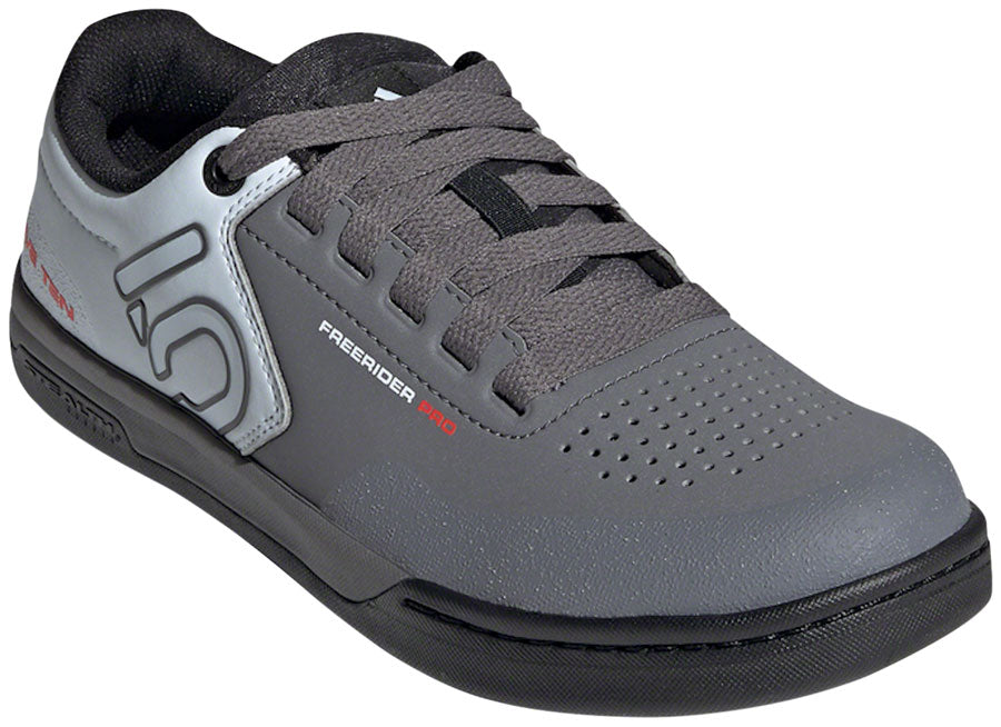 Five Ten Freerider Pro Flat Shoes - Mens Gray Five / Cloud White / Halo Blue 13 Shoes and Insoles Five Ten   