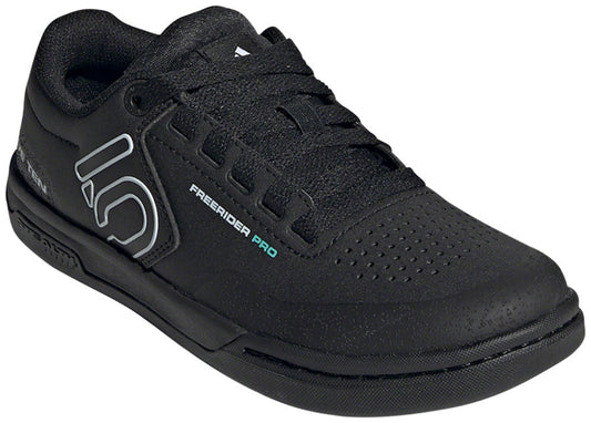 Five Ten Freerider Pro Flat Shoes - Womens Core BLK / Crystal White / Acid Mint 10.5 Shoes and Insoles Five Ten   