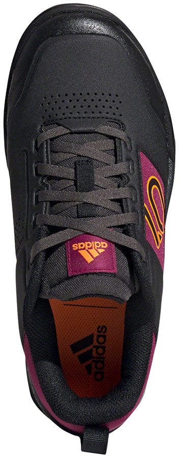 Five Ten Impact Pro Flat Shoes - Womens Core BLK / Signal Orange / Power Berry 8.5 Shoes and Insoles Five Ten   