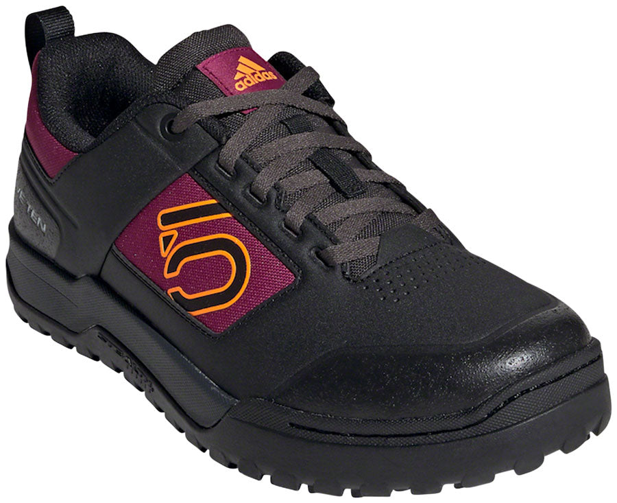 Five Ten Impact Pro Flat Shoes - Womens Core BLK / Signal Orange / Power Berry 8.5 Shoes and Insoles Five Ten   