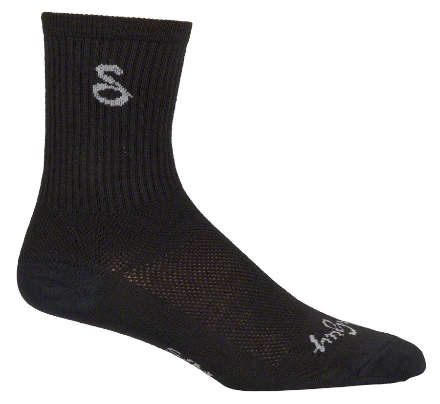 SockGuy Wool Tall Socks - 6" Black Small/Medium Socks SockGuy   