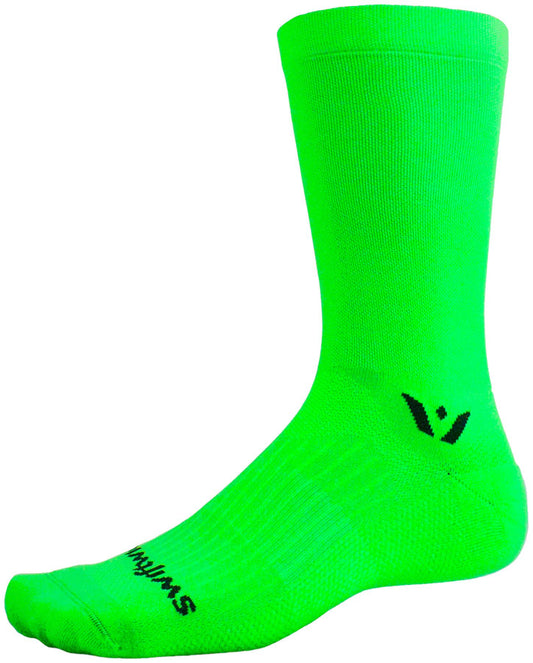 Swiftwick Aspire Seven Socks - 7" Lime Green X-Large Socks Swiftwick   