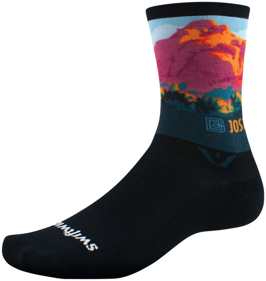 Swiftwick Vision Six Impression National Park Socks - 6" Joshua Tree Small Socks Swiftwick   