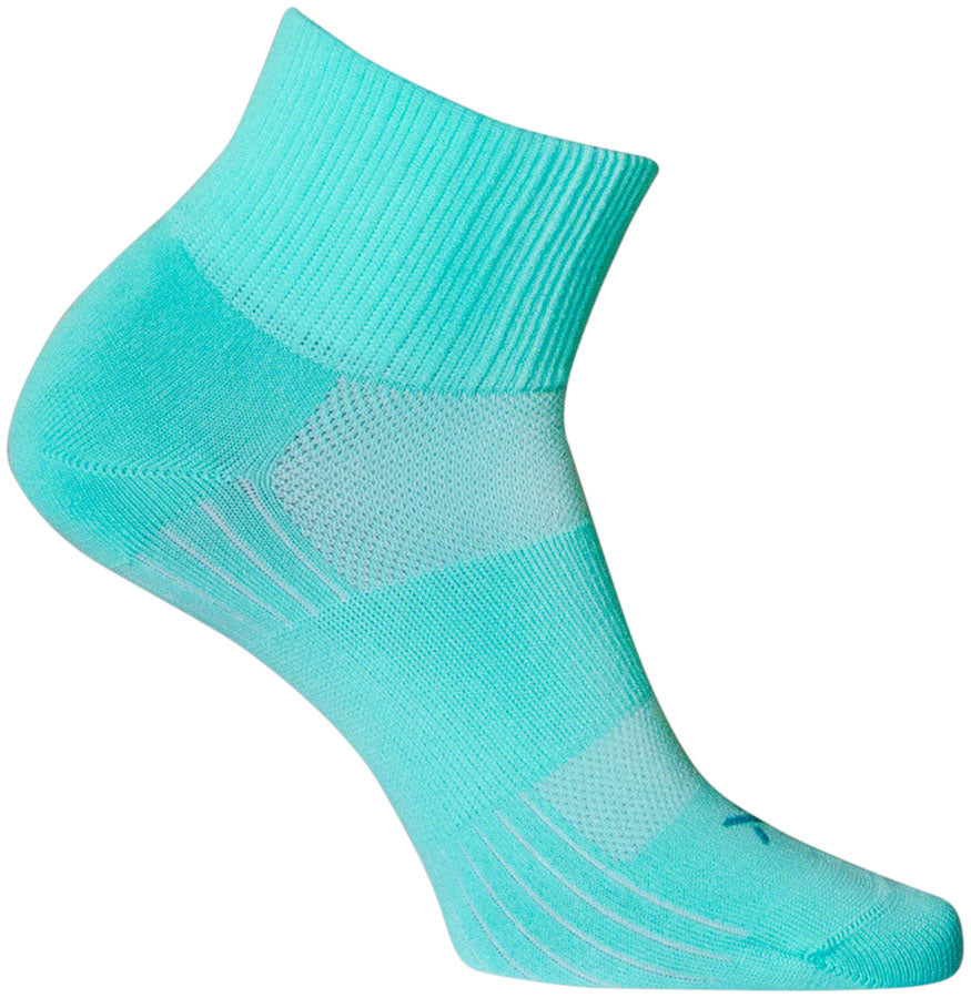 SockGuy Aqua Sugar SGX Socks - 2.5" Aqua Large/X-Large Socks SockGuy   