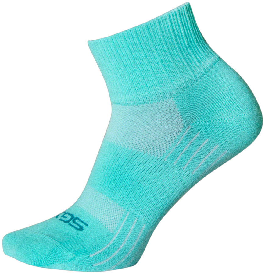 SockGuy Aqua Sugar SGX Socks - 2.5" Aqua Large/X-Large Socks SockGuy   
