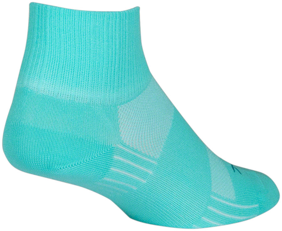 SockGuy Aqua Sugar SGX Socks - 2.5" Aqua Large/X-Large Socks SockGuy   
