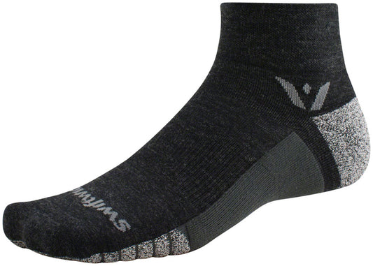Swiftwick Flite XT Trail Two Socks - 2" Coal Small Socks Swiftwick   