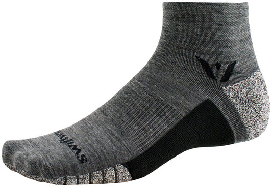 Swiftwick Flite XT Trail Two Socks - 2" Heather Medium Socks Swiftwick   