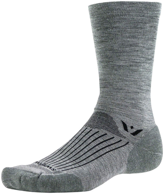 Swiftwick Pursuit Seven Wool Socks - 7" Heather Medium Socks Swiftwick   