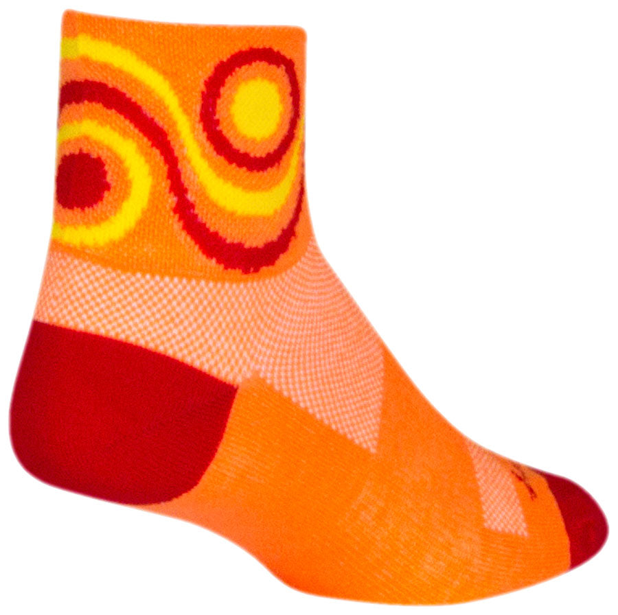 SockGuy Classic Flow Socks - 3" Orange Large/X-Large Socks SockGuy   