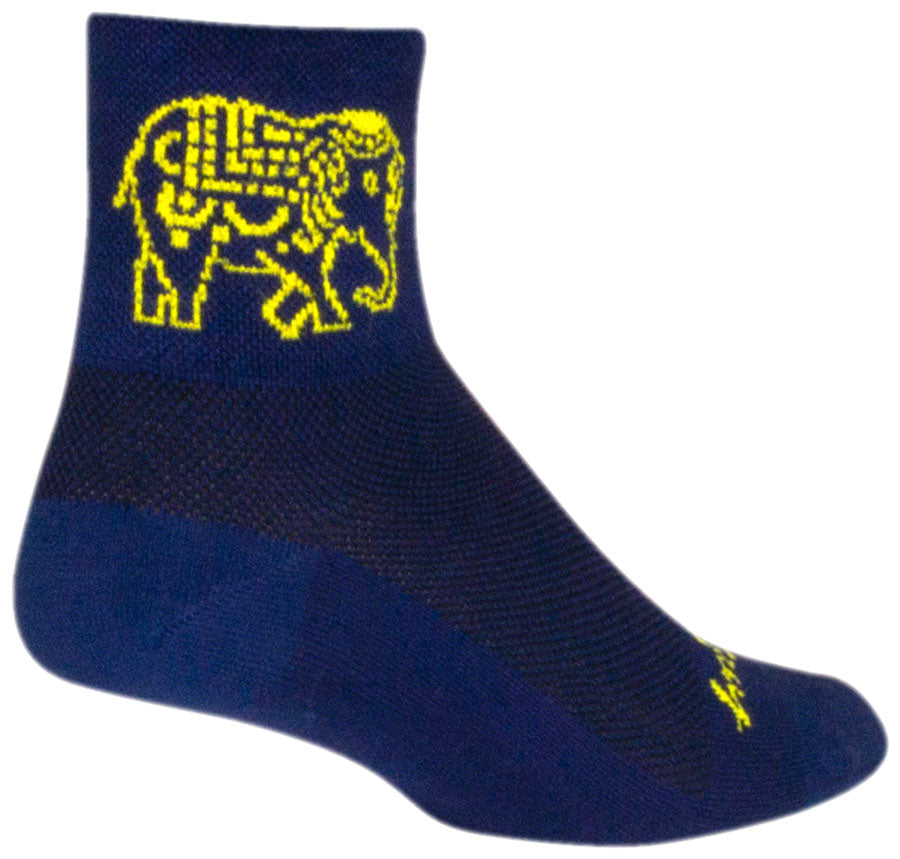 SockGuy Classic Henna Socks - 3" Blue Small/Medium Socks SockGuy   