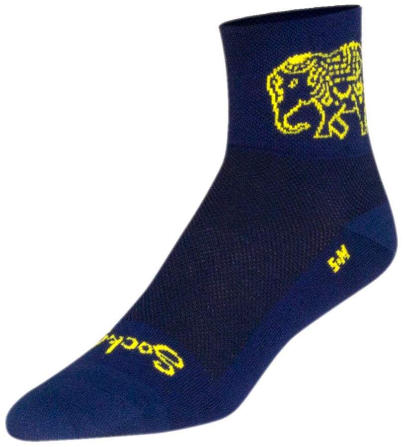 SockGuy Classic Henna Socks - 3" Blue Small/Medium Socks SockGuy   