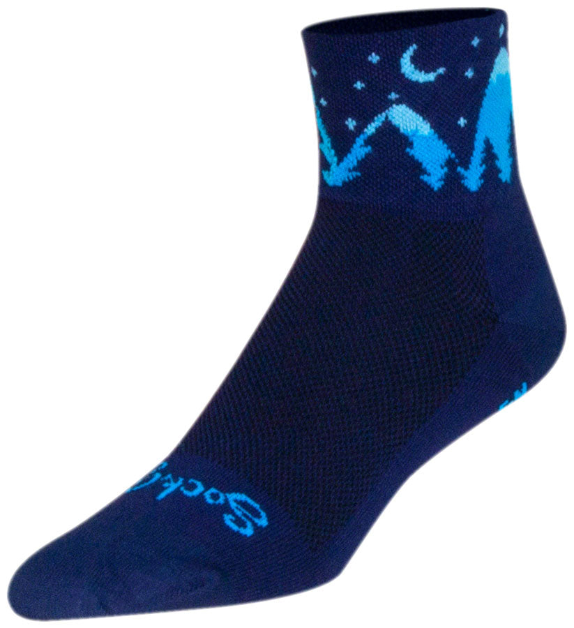 SockGuy Classic Midnight Socks - 3" Black Small/Medium Socks SockGuy   