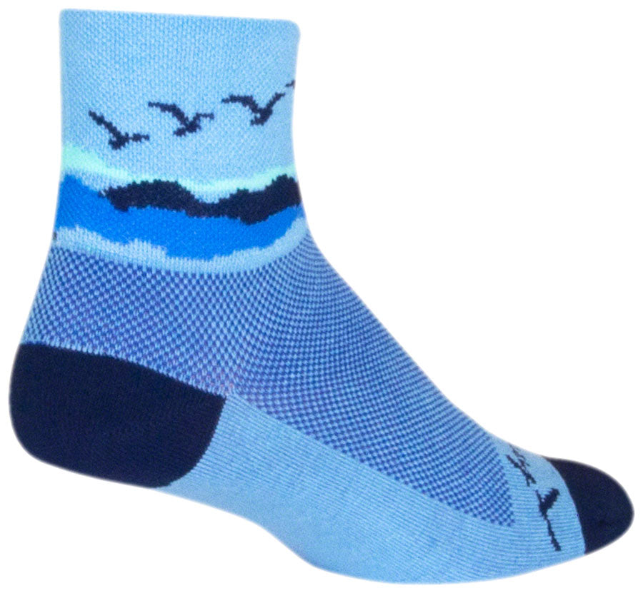 SockGuy Classic Migration Socks - 3" Blue Small/Medium Socks SockGuy   