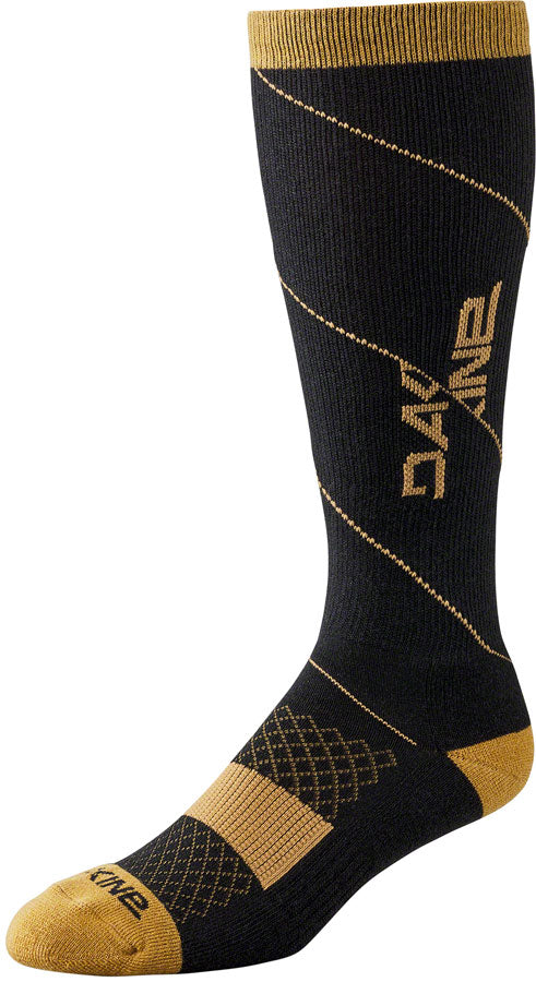 Dakine Berm Tall Crew Socks - Black/Tan Small/Medium Socks Dakine   