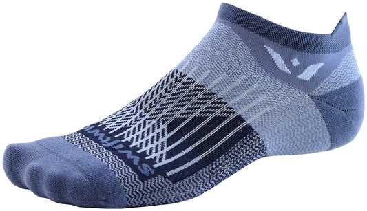 Swiftwick Aspire Zero Tab Socks - Denim Navy Small Socks Swiftwick   